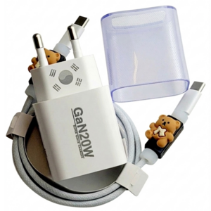 초고속 멀티 충전기 국산 아이홈 Gan65W 30W 20W C타입 2포트 PD PPS 60W블레이디드충전케이블 난연PVC커버 단선방지탭포함