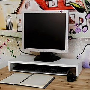 하우디가구 1단 모니터 받침대 15T