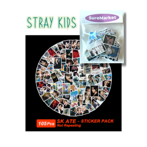 [슈어마켓] 스트레이 키즈(Stay Kids) 도무송 스티커, 03. ATE