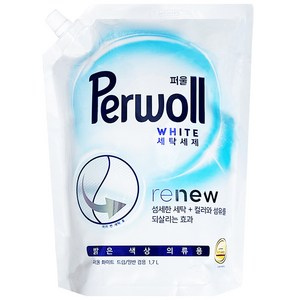 퍼울 화이트 드럼용 세탁세제 리필, 1.7L, 1개
