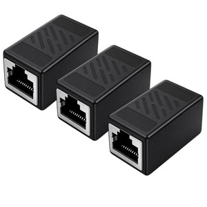 RJ45 랜선 커플러 CAT6 FTP 랜선 연장 커넥터 1Gbps LAN 케이블 암암 젠더