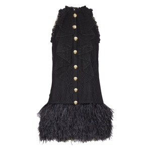 발망 레이스 장식 드레스, 블랙계열, France 38(KR 66)