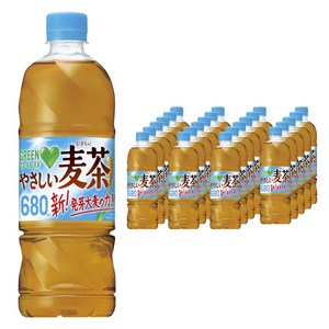 산토리 그린 다카라 부드러운 보리차, 680ml, 24개