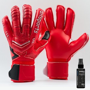 풋볼몬스터 초등 성인 ailsports 골키퍼장갑 전용파우치 증정 어린이 축구장갑 유소년, 레드, 1개