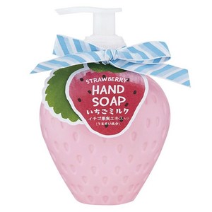 후르츠노모리 스트로베리 밀크 핸드 솝, 240ml, 1개
