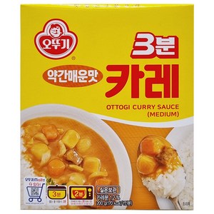 오뚜기3분 카레 약간매운맛, 200g, 2개