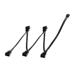 SGMK 4핀 PWM 슬플리터 FAN 연장 케이블 5구