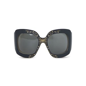 구찌 파이어워크 장식 스퀘어 프레임 선글라스