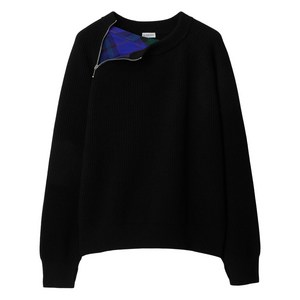 버버리 지퍼 디테일 울 스웨터