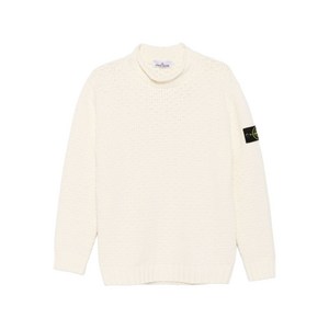 스톤 아일랜드 컴퍼스 배지 스웨트셔츠, 화이트계열, Standard L(KR 100)