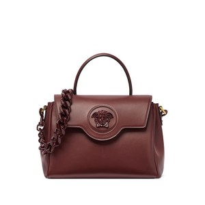 베르사체 라 메두사 장식 탑 핸들 토트 백