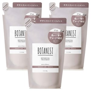 보타니스트 보타니컬 트리트먼트 케어 피오니 & 베리 향 리필용, 400g, 3개