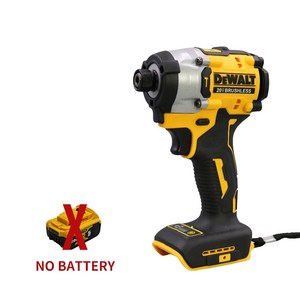 DEWALT 전동 브러시리스 임팩트 드라이버 충전식 20V 리튬 배터리 가변 속도 주행 전동 공구 DCF860, 본품(추가배터리없음)