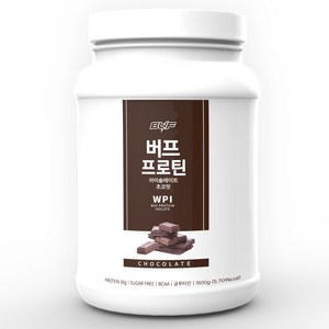 버프 프로틴 아이솔레이트 WPI 100% 유청 단백질 보충제 파우더 초코맛 1.5kg, 01.초코맛_1.5kg, 1개