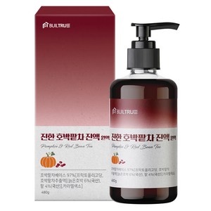 빌트루 진한 호박팥차 원액 진액 식약처인증 액기스 HACCP 국산 액상, 480g, 1개