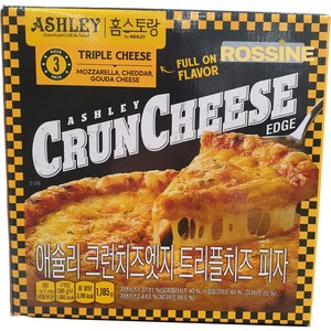 애슐리 크런치즈엣지 트리플 치즈 피자 3판 세트, 395g, 3개