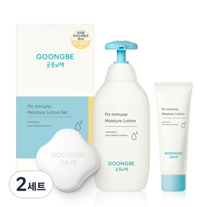 궁중비책 프리뮨 모이스처 로션 350ml + 50ml + 크리미솝 1ea 기획세트, 2세트