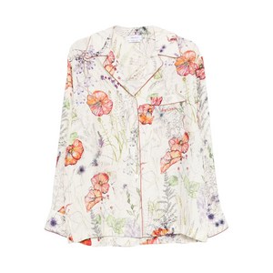 알렉산더맥퀸 플로럴 프린트 셔츠, 베이지계열, Italy 40(KR 55)