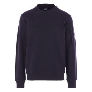 C.P.컴퍼니 포켓 디테일 크루넥 스웨트셔츠, 블루계열, Standard XXL