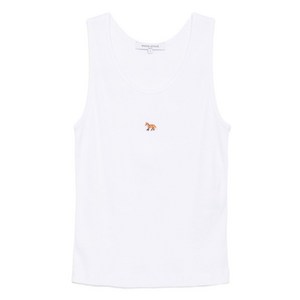 메종키츠네 폭스 자수 탱크 탑, 화이트계열, XL(KR 88)