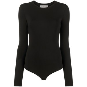메종 마르지엘라 메종 마르지엘라 라운드 넥 긴소매 바디수트, 블랙계열, Italy 42(KR 66)