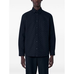 구찌 GG 모티프 버튼다운 셔츠, 블루계열, Italy 50(KR 115)