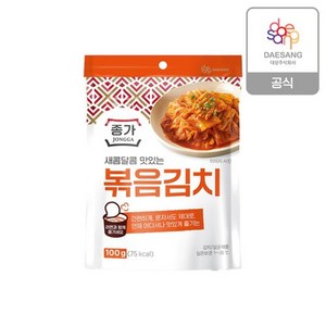 청정원 종가 볶음김치 100gx20개, 100g, 20개, 20개