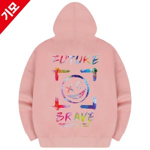 [당일출고/기모추가] 레인보우리 후드티 오버핏 여성여자 ZAIS_0018