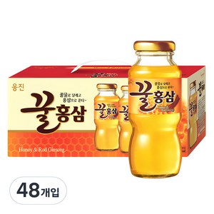 웅진 꿀 홍삼 혼합 음료, 180ml, 48개