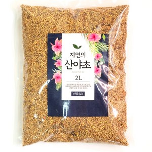 분갈이흙 재료 산야초 소포장 2L, 미립 2L