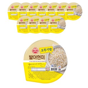 오뚜기 발아현미밥, 210g, 12개