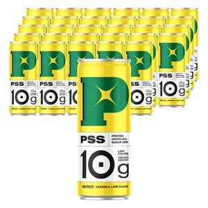 PSS10 프로틴 스파클링 슈가제로 레몬라임맛, 240ml, 30개