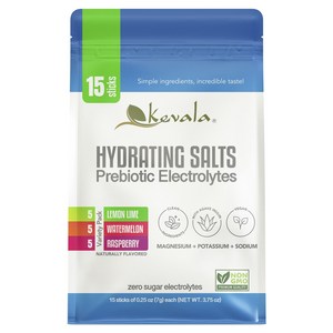 케발라 하이드레이팅 솔트 프리바이오틱 전해질 버라이어티 팩 15개입