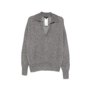톰포드 V넥 칼라 스웨터, 그레이계열, Standard M