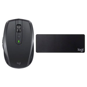 로지텍 MX 애니웨얼 2S BLE 무선 마우스 + 마우스 장패드