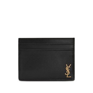 생로랑 로고 장식 카드홀더