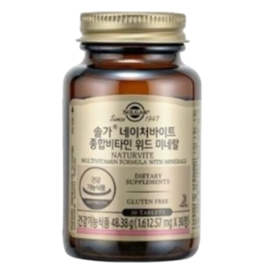 솔가 네이처바이트 종합비타민 위드 미네랄, 90정, 1개