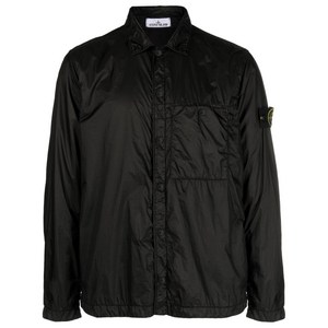 스톤 아일랜드 컴퍼스 모티프 셔츠 재킷