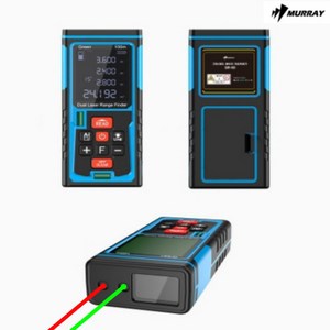 제이앤엠 휴대용 디지털 레이저 거리 측정기 방수방진 레이저 스마트 전자 줄자 GR-60, 1개