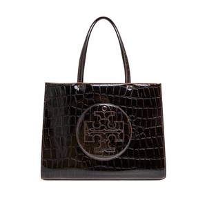 토리 버치 크로커다일 엠보스드 로고 디테일 토트 백