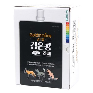 골드뮨 강아지 고양이 펫밀크 검은콩 라떼, 10개, 70ml