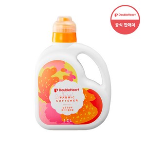 더블하트 유아 섬유유연제 베이비 플로럴 향, 1.2L, 1개