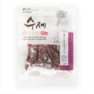 백년애 수제 올리고 펫푸드 오리고기 프리미엄 간식 90g, 1개