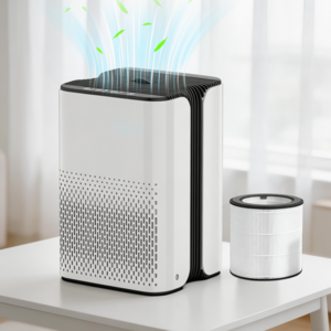 SOTCAR 공기청정기 360도 저소음 가정용 원룸 소형 공기청정기 미니 실내 담배 연기 흡입기 미세먼지