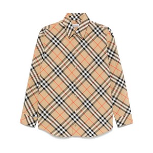 버버리 IP 체크 셔츠, 베이지계열, UK 14(KR 77-88)