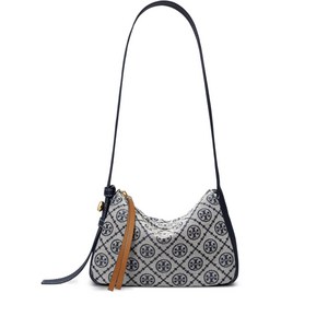 토리 버치 스몰 로미 T 모노그램 숄더 백