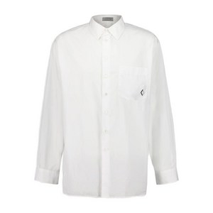 디올 로고 디테일 버튼 셔츠