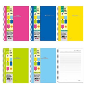 펜피아 PP스프링노트 16절(18x26cm) 25절(15x22cm) 1000 2000 3000 4000 5000 7000 10000, 10번 4000 25절