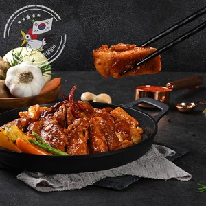 두루푸드 국민닭갈비 춘천닭갈비 택배 홈파티 캠핑요리, 매콤맛 500g (1.5인분), 1개