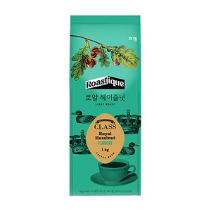 쟈뎅 클래스 로얄 헤이즐넛 원두, 분쇄, 1kg, 1개